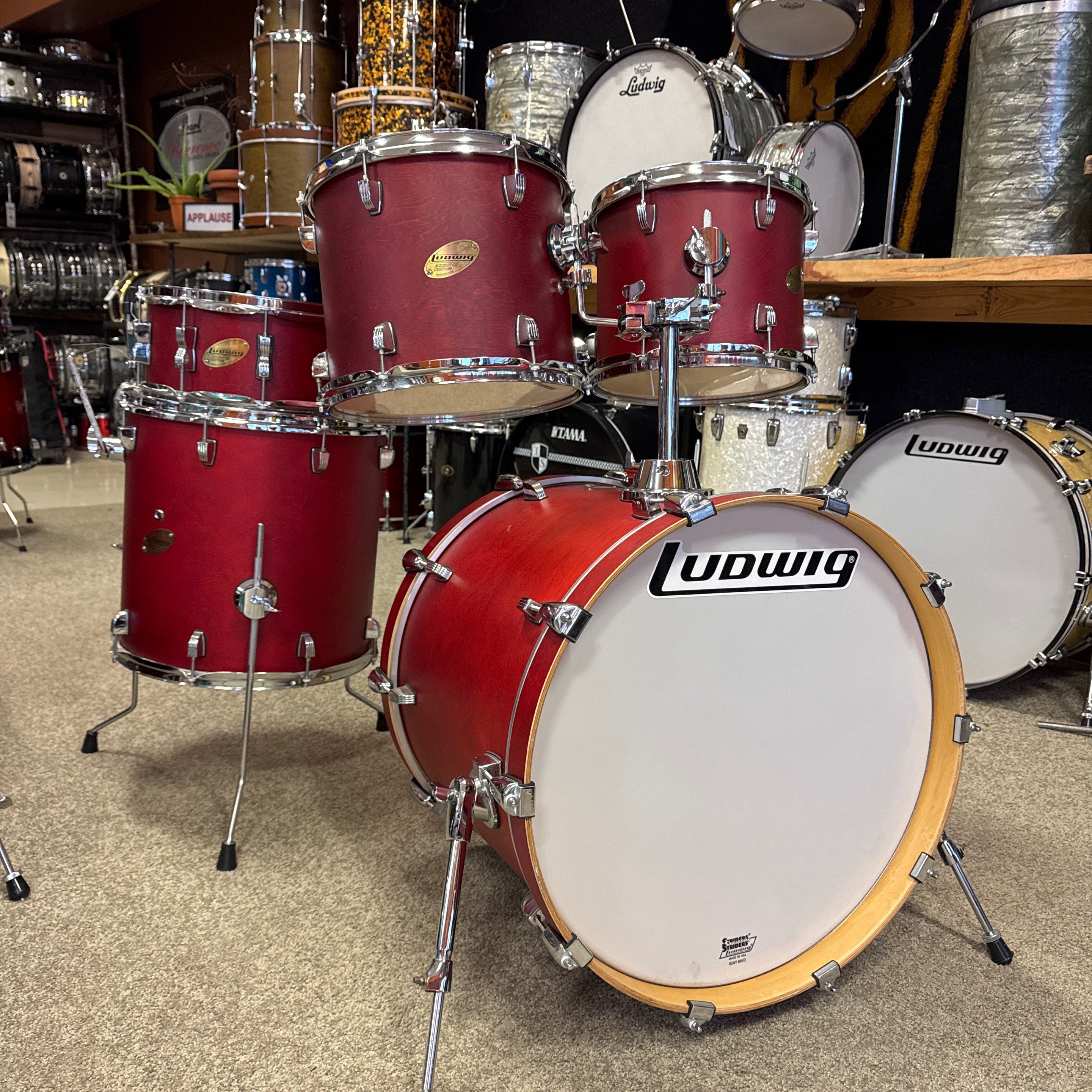 Ludwig Accent CS Custom 12/13/16/22 Drum Set + 14